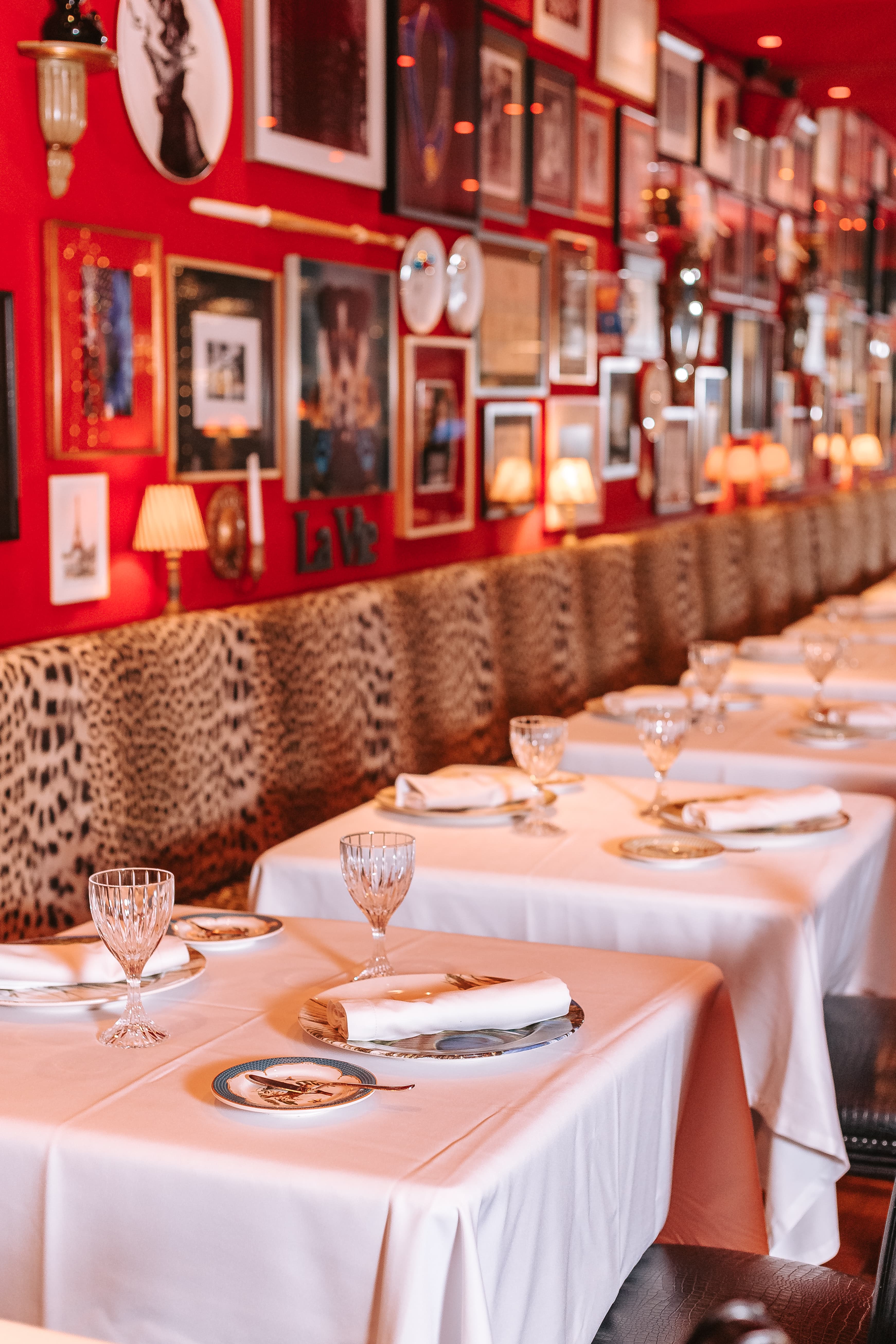 Jantar sofisticado no Les Presidents